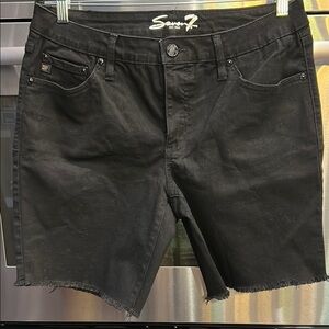 NWOT‎ Seven7 Black Jean Shorts Raw Hem